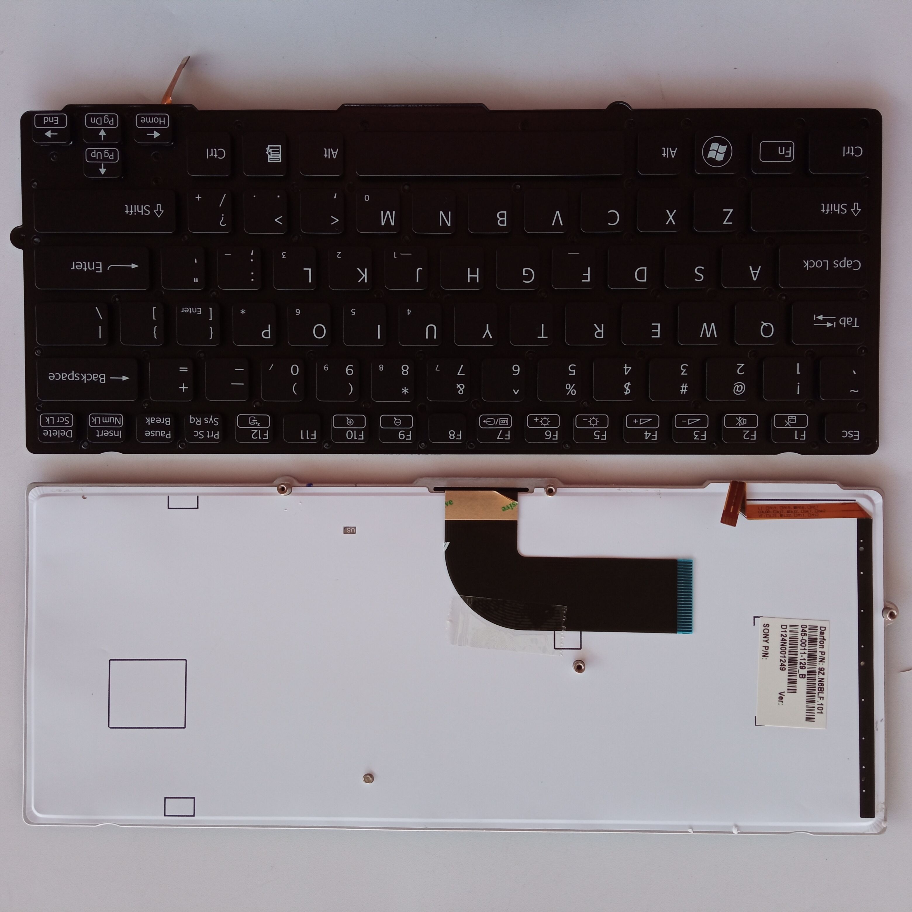 Picture of New Replacement Laptop Keyboard For SONY SB/SD/SA/VPC-SD/VPC-SB/VPC-SA BLACK Backlit US Layout